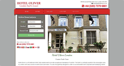 Desktop Screenshot of hoteloliver.co.uk