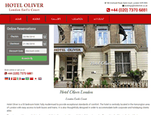 Tablet Screenshot of hoteloliver.co.uk
